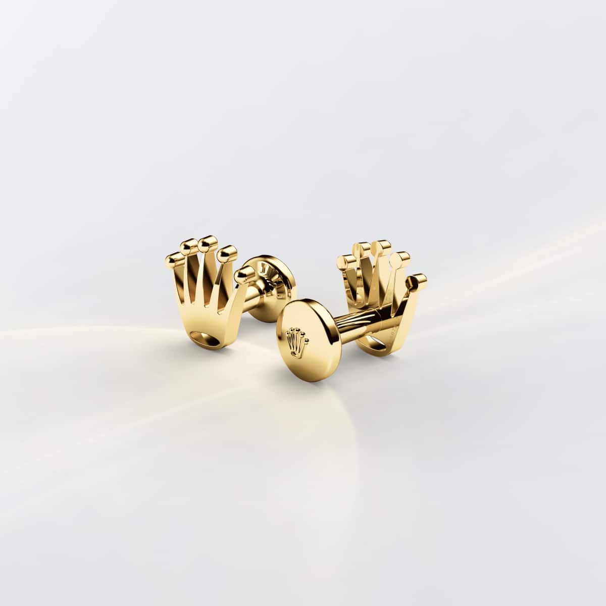 Rolex ‘Crown’ cufflinks
 in Yellow gold, A1018 at Cufflinks 