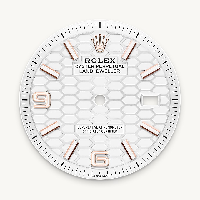 Intense white dial