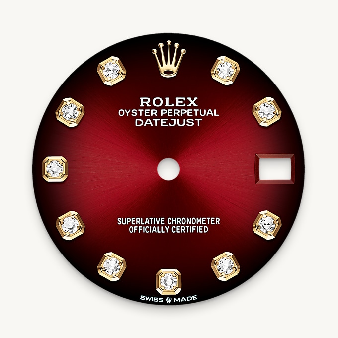 Red ombré dial