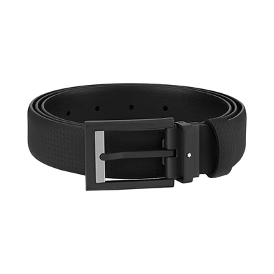 Black 30 mm Leather Belt