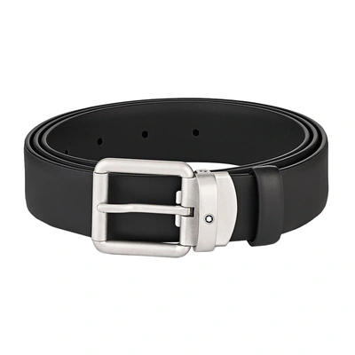 Black 30 mm Leather Belt