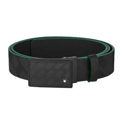 Black 35 mm Leather Belt