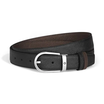 Horseshoe 30 mm Reversible Belt in Sartorial Leather