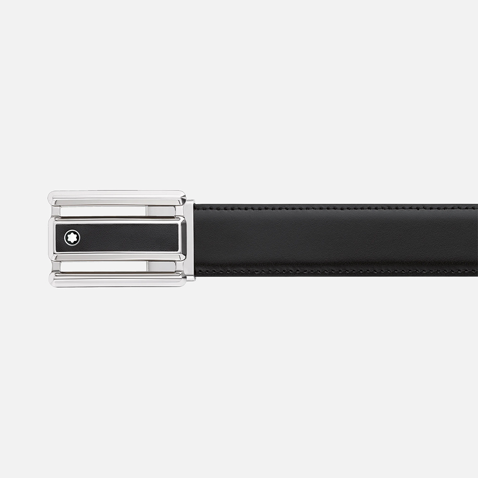 Black/Brown 30 mm Reversible Leather Belt