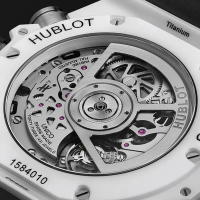 Hublot Big Bang Unico White Ceramic - Model No. 421.HX.1170.RX
