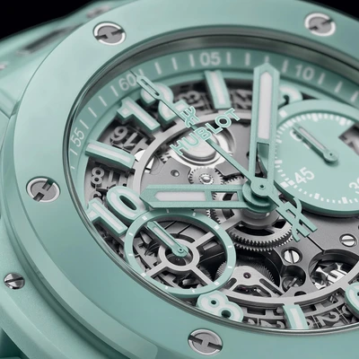 Hublot Big Bang Unico Mint Green Ceramic - Model No. 441.GS.5221.RX