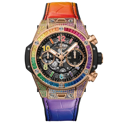 Hublot Big Bang Unico King Gold Rainbow - Model No. 441.OX.1118.LR.0999