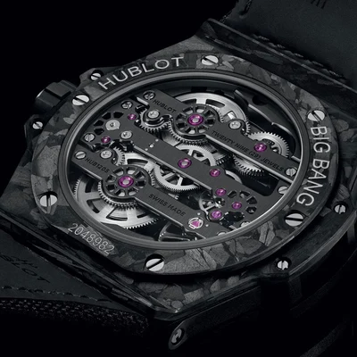 Hublot Big Bang Meca-10 Frosted Carbon - Model No. 444.QN.1170.NR
