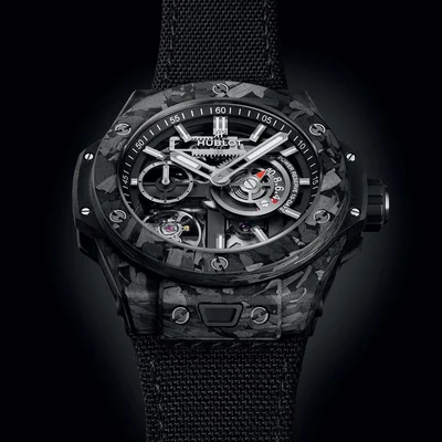 Hublot Big Bang Meca-10 Frosted Carbon - Model No. 444.QN.1170.NR