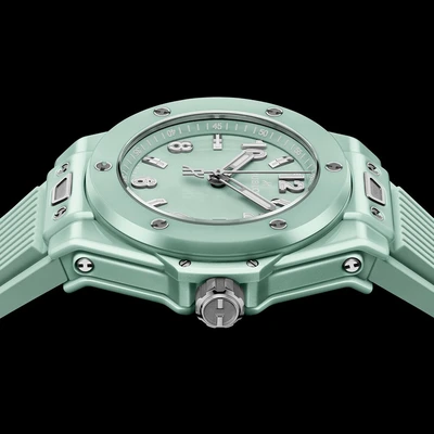 Hublot Big Bang Mint Green Ceramic - Model No. 485.GS.5271.RX