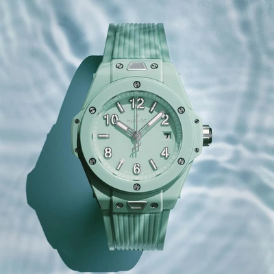 Hublot Big Bang Mint Green Ceramic - Model No. 485.GS.5271.RX