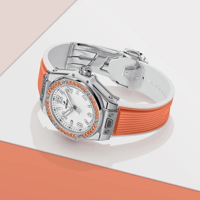 Hublot Big Bang Joyful Steel Orange - Model No. 485.SO.2210.RX.1206