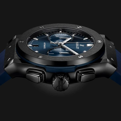Hublot Classic Fusion Ceramic Blue Chronograph - Model No. 521.CM.7170.RX