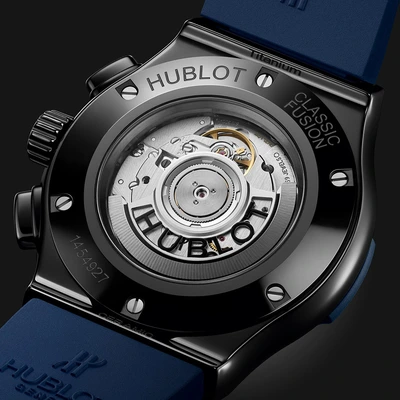 Hublot Classic Fusion Ceramic Blue Chronograph - Model No. 521.CM.7170.RX