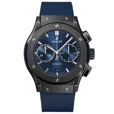 Hublot Classic Fusion Ceramic Blue Chronograph - Model No. 521.CM.7170.RX