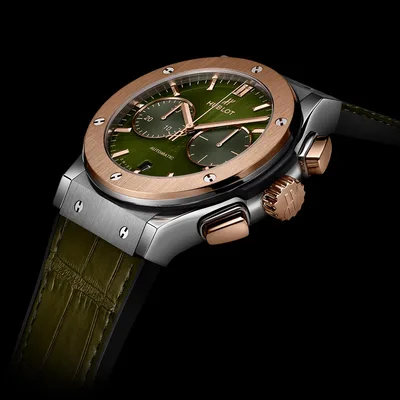 Hublot Classic Fusion Chronograph Titanium King Gold  - Model No. 521.NO.8980.LR.IND25