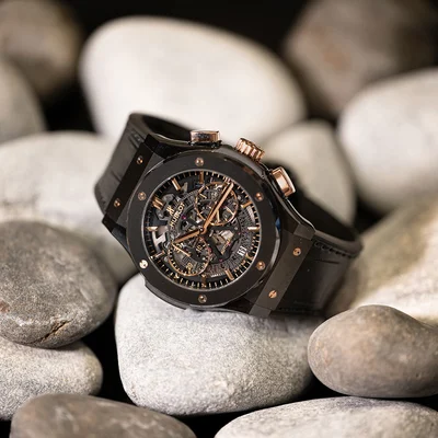 Hublot Classic Fusion Aerofusion Chronograph Ceramic King Gold - Model No. 525.CO.0180.LR.DEL25