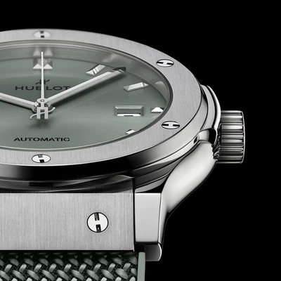 Hublot Classic Fusion Titanium Sage Green - Model No. 542.NX.891G.NR