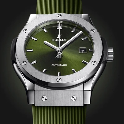 Hublot Classic Fusion Titanium Green - Model No. 542.NX.8970.RX