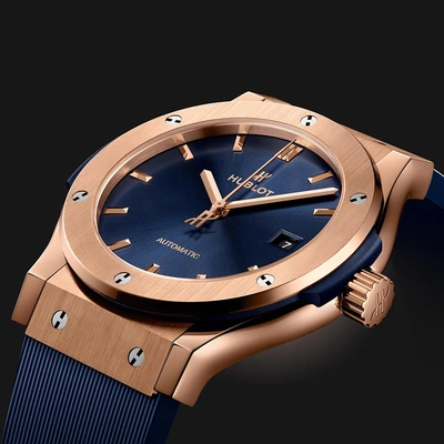 Hublot Classic Fusion King Gold Blue - Model No. 542.OX.7180.RX