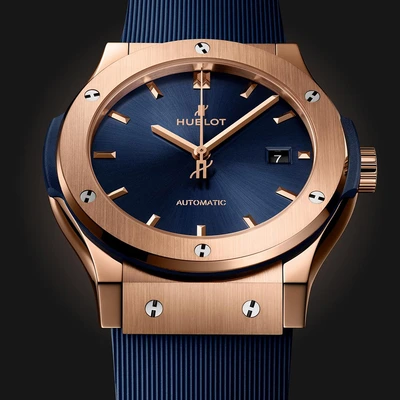Hublot Classic Fusion King Gold Blue - Model No. 542.OX.7180.RX