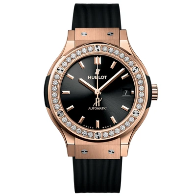 Hublot Classic Fusion King Gold Diamonds - Model No. 565.OX.1480.RX.1204