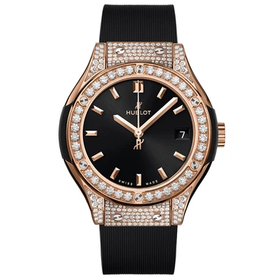 Hublot Classic Fusion King Gold Pavé - Model No. 581.OX.1480.RX.1704