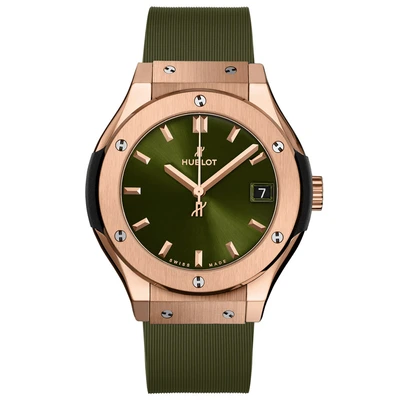 Hublot Classic Fusion King Gold Green - Model No. 581.OX.8980.RX