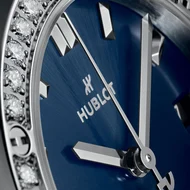 Hublot Classic Fusion Titanium Blue Diamonds  - Model No. 591.NX.7170.RX.1204