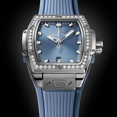 Hublot Spirit of Big Bang Steel Coal Blue Diamonds - Model No. 682.SX.717B.RX.1204