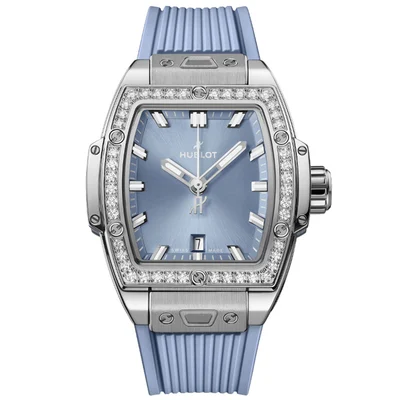 Hublot Spirit of Big Bang Steel Coal Blue Diamonds - Model No. 682.SX.717B.RX.1204