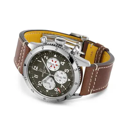 Breitling Super AVI B04 Chronograph GMT 46 Curtiss Warhawk - Model No. AB04452A1L1X1