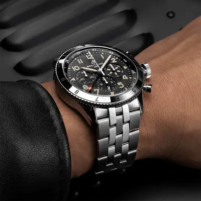 Breitling Super AVI B04 Chronograph GMT 46 P-51 Mustang - Model No. AB04453A1B1A1