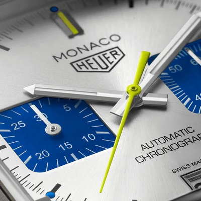 TAG Heuer Monaco Chronograph French Racing Blue - Model No. CAW218C.FC6548