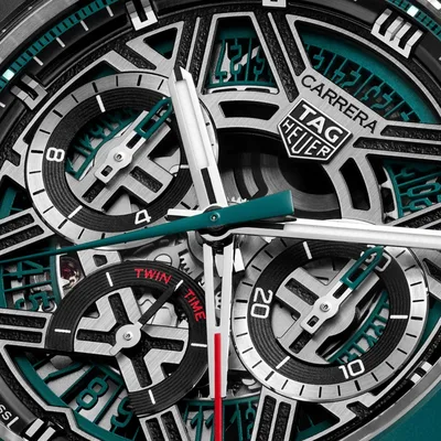 TAG Heuer Carrera Chronograph Extreme Sport Twin-Time - Model No. CBU2084.FT6297