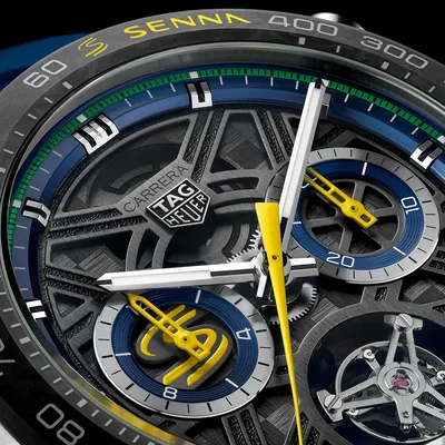 TAG Heuer Carrera Chronograph Tourbillon Extreme Sport x Senna - Model No. CBU5081.FT6274