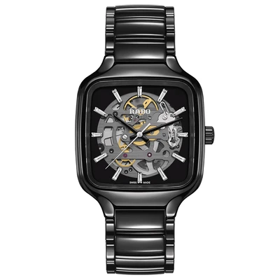 Rado True Square Automatic Skeleton Diamonds - Model No. R27124702