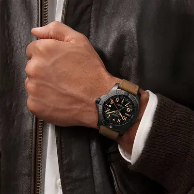 Breitling Avenger Automatic GMT 45 Night Mission - Model No. V32395101B1X1