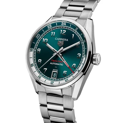 TAG Heuer Carrera Date Twin-Time - Model No. WDA2114.BA0043