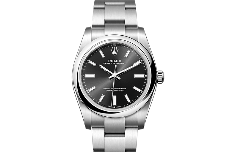 Rolex Oyster Perpetual, Oyster, 34 mm, Oystersteel, M124200-0002