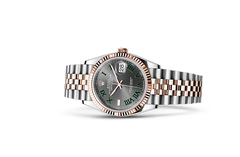 Rolex Datejust, Oyster, 36 mm, Oystersteel and Everose gold, M126231-0029