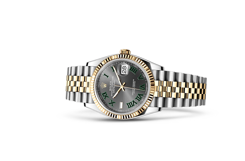 Rolex Datejust, Oyster, 36 mm, Oystersteel and yellow gold, M126233-0035