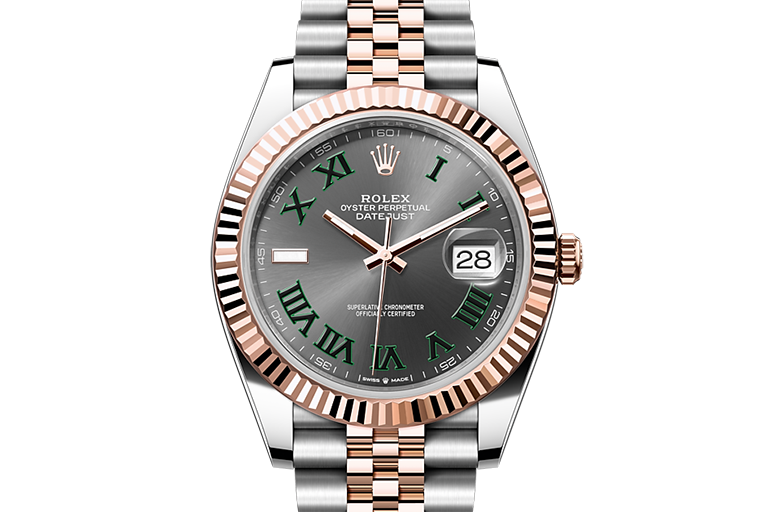 Rolex Datejust, Oyster, 41 mm, Oystersteel and Everose gold, M126331-0016
