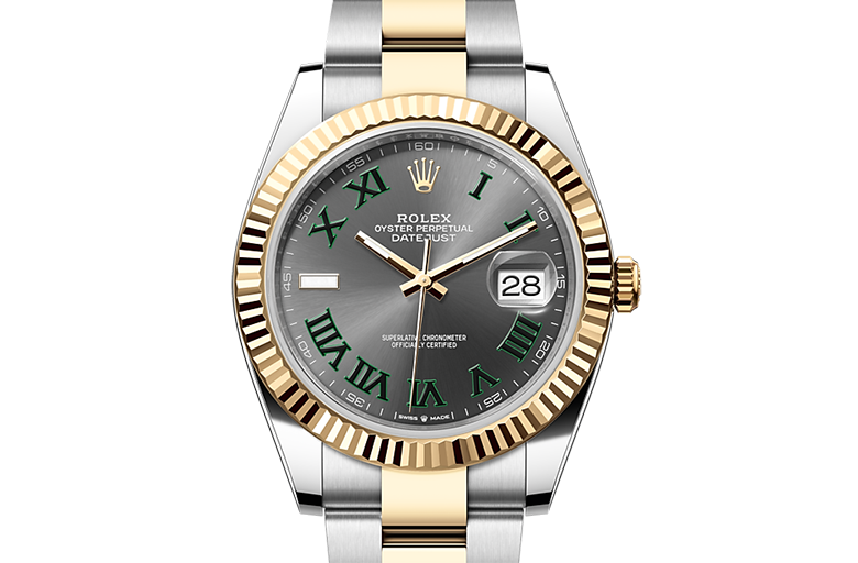 Rolex Datejust, Oyster, 41 mm, Oystersteel and yellow gold, M126333-0019