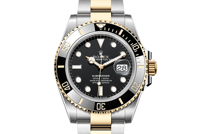 Rolex Submariner, Oyster, 41 mm, Oystersteel and yellow gold, M126613LN-0002