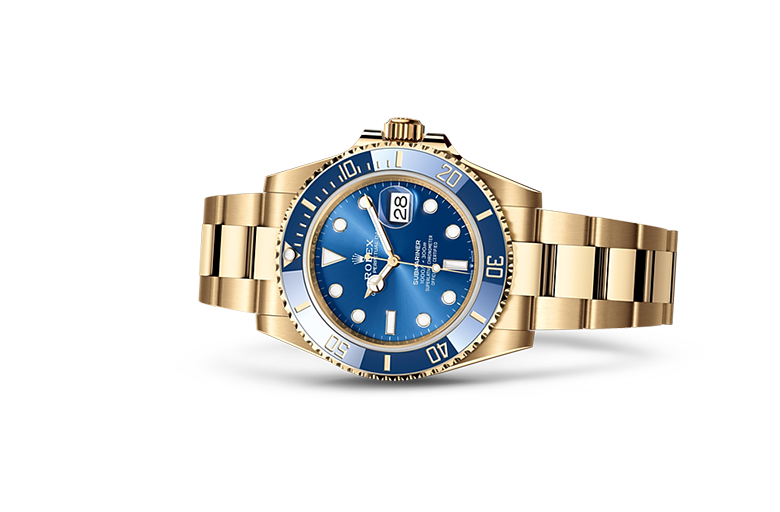 Rolex Submariner, Oyster, 41 mm, yellow gold, M126618LB-0002