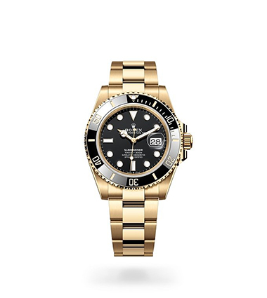 Rolex Submariner, Oyster, 41 mm, yellow gold, M126618LN-0002