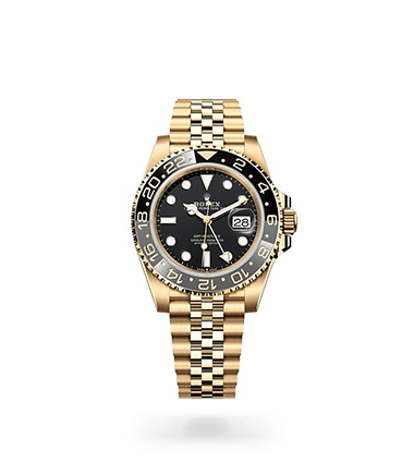 Rolex GMT-Master II, Oyster, 40 mm, yellow gold, M126718GRNR-0001