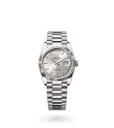 Rolex Day-Date, Oyster, 36 mm, white gold, M128239-0005