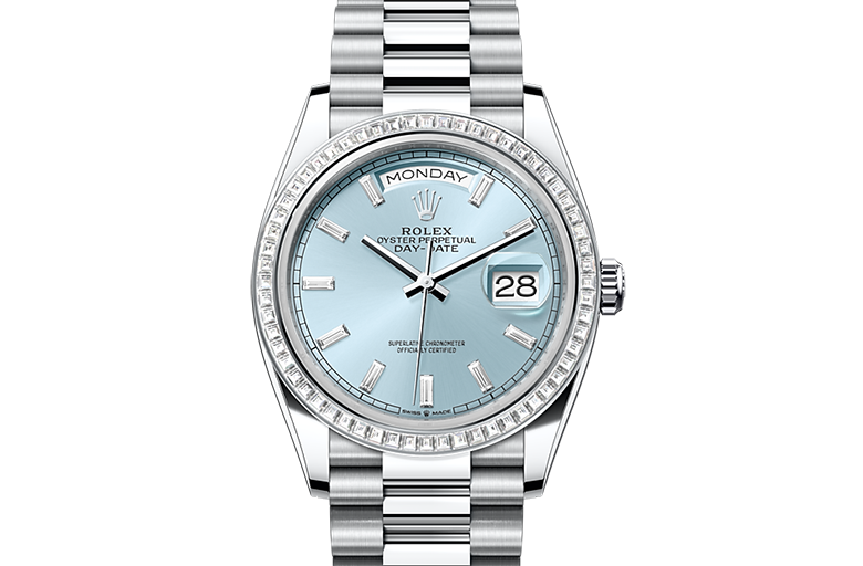 Rolex Day Date in Platinum M128396TBR 0003 Kapoor Watch Co